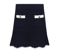 Self Portrait - Gonna mini a maglia all'uncinetto - -Skirts -Donna -Blu -M