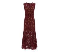 Self Portrait - Guipure Lace Midi Dress - - Dresses - Donna - Rosso - 2XS