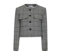 Self Portrait, ,Jackets ,Donna ,Nero ,M Giacca Corta Pied-de-Poule