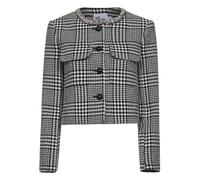 Self Portrait, ,Jackets ,Donna ,Nero ,S Giacca Houndstooth con Cristalli