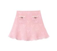 Self Portrait - Knitted Mini Skirt - - Skirts - Donna - Rosa - L