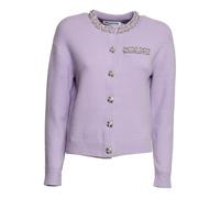 Self Portrait, ,Knitwear ,Donna ,Viola ,M Cardigan lilla con cristalli