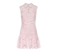 Self Portrait - Lace Collared Mini Dress - - Dresses - Donna - Rosa - 2XS