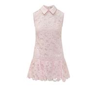 Self Portrait - Lace Collared Mini Dress - - Dresses - Donna - Rosa - S