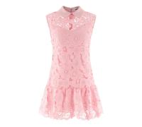 Self Portrait - Lace Collared Mini Dress - - Dresses - Donna - Rosa - XS