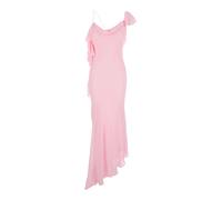 Self Portrait - Long Ruffle Georgette Dress - - Dresses - Donna - Rosa - M