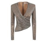 Self Portrait - Long Sleeve Tops - - Tops - Donna - Grigio - S