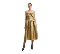 Self Portrait - Metallic Jacquard Midi Dress - - Dresses - Donna - Giallo - S