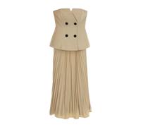 Self Portrait - Midi Vestiti - - Dresses - Donna - Beige - XS