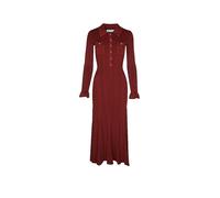 SELF-PORTRAIT Mididress rosso scuro | M