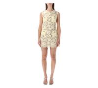 Self Portrait - Mini Abito in Pizzo - - Dresses - Donna - Giallo - S