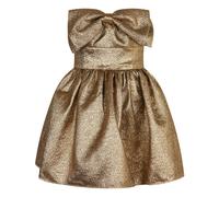Self Portrait - Mini Abito Jacquard con Fiocco - - Dresses - Donna - Giallo - S