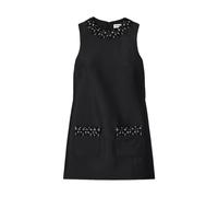 Self Portrait - Mini Abito Lucido con Scollo Ornato - - Dresses - Donna - Nero - L