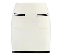 Self Portrait - Bow Jacquard Mini Skirt - - Skirts - Donna - Beige - M