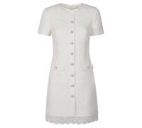 Self Portrait - Abito Corto in Bou on Bordi in Pizzo - - Dresses - Donna - Bianco - S