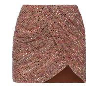 Self Portrait - Minigonna a rete con strass - - Skirts - Donna - Multicolore - S