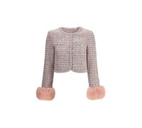 Self-Portrait Multicolor Wool Coat - 8