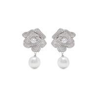 Self Portrait - Orecchini a goccia Design argento Coppia - - Accessories - Donna - Grigio - ONE SIZE