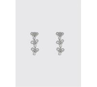 Self Portrait, ,Accessories ,Donna ,Grigio ,ONE SIZE Orecchini pendenti fiocchi