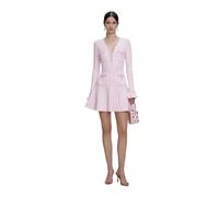 Self Portrait - Pearl Trim Knit Mini Dress - - Dresses - Donna - Rosa - L