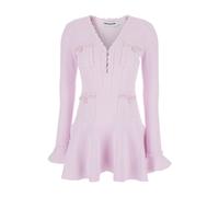 Self Portrait, ,Dresses ,Donna ,Rosa ,M Mini Abito in Maglia