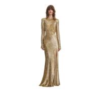 Self Portrait - Pf25-060Xagd Gown - - Dresses - Donna - Giallo - S