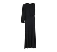 Self Portrait - Pf26 Abito Lungo Monospalla in Maglia di Viscosa - - Dresses - Donna - Nero - L
