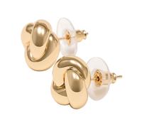 Self Portrait - Piccoli Orecchini Nodo - - Accessories - Donna - Giallo - ONE SIZE