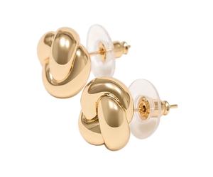 Self Portrait - Piccoli Orecchini Nodo - - Accessories - Donna - Giallo - ONE SIZE
