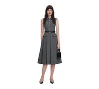 Self Portrait - Pleated Midi Dress - - Dresses - Donna - Grigio - M