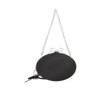 Self Portrait - Pochette Ovale in Raso - - Bags - Donna - Nero - ONE SIZE