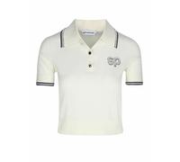 SELF-PORTRAIT Polo crema | M