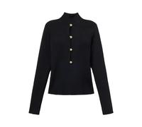 Self Portrait - Rs26-138T-B Rib Top - - Knitwear - Donna - Nero - M