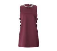 Self Portrait - Satin A-line Mini Dress - - Dresses - Donna - Marrone - L