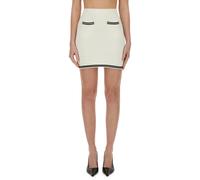 Self Portrait, ,Skirts ,Donna ,Beige ,M Bow Jacquard Mini Skirt