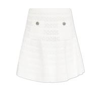 Self Portrait, ,Skirts ,Donna ,Bianco ,S Pointelle Knit Mini Skirt