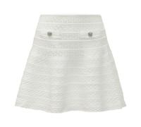 Self Portrait, ,Skirts ,Donna ,Bianco ,S Pointelle Knit Mini Skirt