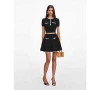 Self Portrait, ,Skirts ,Donna ,Nero ,M Mini Gonna Lavorata a Maglia