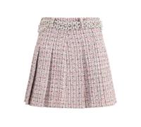 Self Portrait, ,Skirts ,Donna ,Rosa ,M Minigonna con Cintura di Cristallo e Catena di Strass