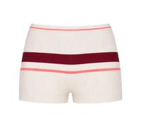 Self Portrait - Stripe Viscose Knit Shorts - - Shorts - Donna - Beige - S