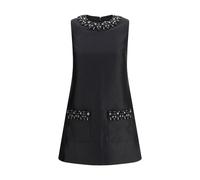 Self-Portrait Taffeta embellished trim short Dress - 10