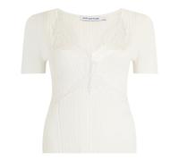 Self Portrait, ,Tops ,Donna ,Bianco ,L Top con scollo ampio e pizzo