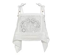 Self Portrait, ,Tops ,Donna ,Bianco ,S Top Corto Traforato