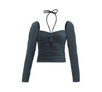 Self Portrait, ,Tops ,Donna ,Grigio ,M Halter Neck Top