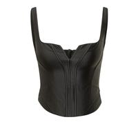 Self Portrait, ,Tops ,Donna ,Nero ,S Top Corsetto con Scollo a V