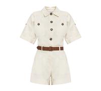 Self Portrait - Tuta con cintura - - Jumpsuits & Playsuits - Donna - Beige - 2XS