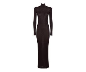 Self Portrait - Viscose Knit Maxi Dress - - Dresses - Donna - Marrone - M