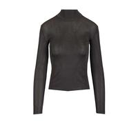 Self Portrait - Viscose Knit Top - - Knitwear - Donna - Grigio - L