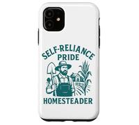 Self Reliance Homesteader Pride Farming Rurale Slow Life Custodia per iPhone 11