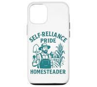 Self Reliance Homesteader Pride Farming Rurale Slow Life Custodia per iPhone 12/12 Pro